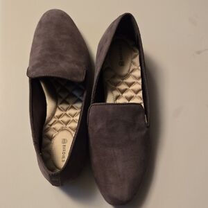 Birdies Charcoal Suede Loafers